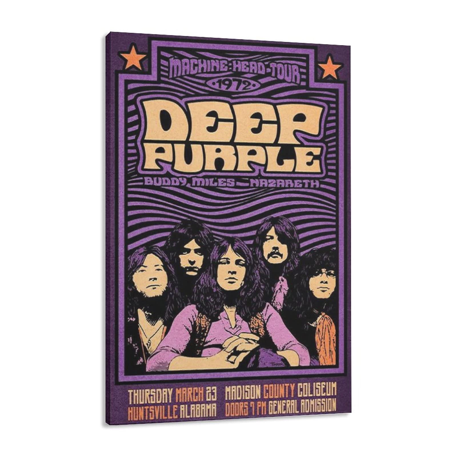 ◼️DEEP PURPLE◼️特大B1◼️ポスター◼️非売品◼️1987◼️当時物◼️激レア物 Amazon.com: Deep Purple 1972 Concert Retro Poster Canvas Poster