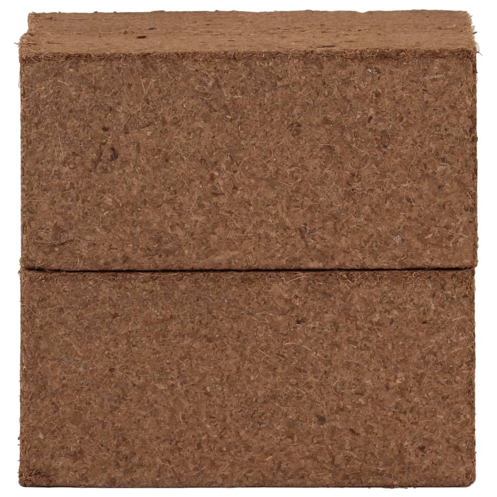 Kokosziegel 24 Stück Kokossubstrat für Pflanzen 15,6 kg Kokoserde für Garten Hydroponik Aussaat Stecklinge