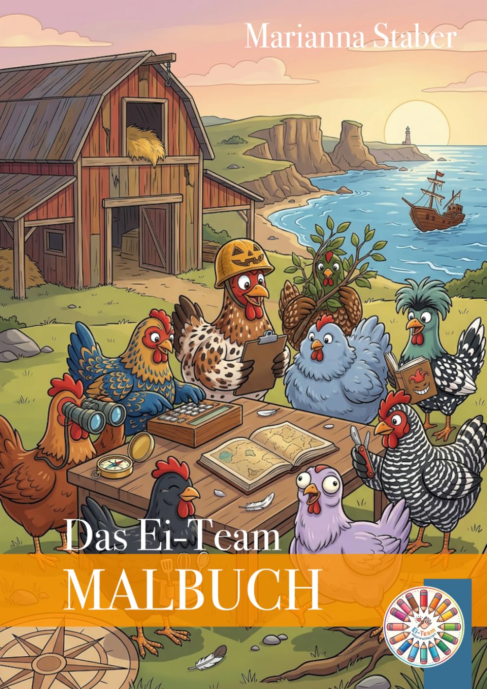 Das Ei-Team: Malbuch