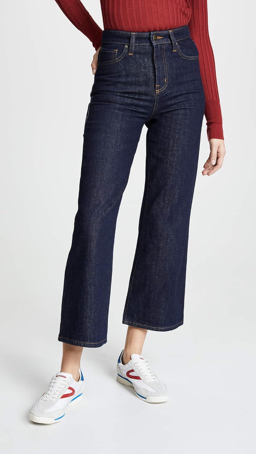 Lee vintage modern cropped wide leg jeans Clearance