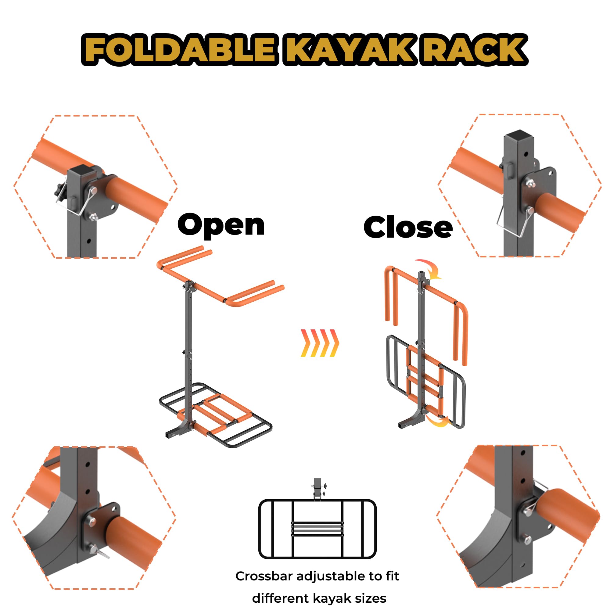 Amazon.co.jp: RV カヤックラック カヤックキャリア カヤックキャリア