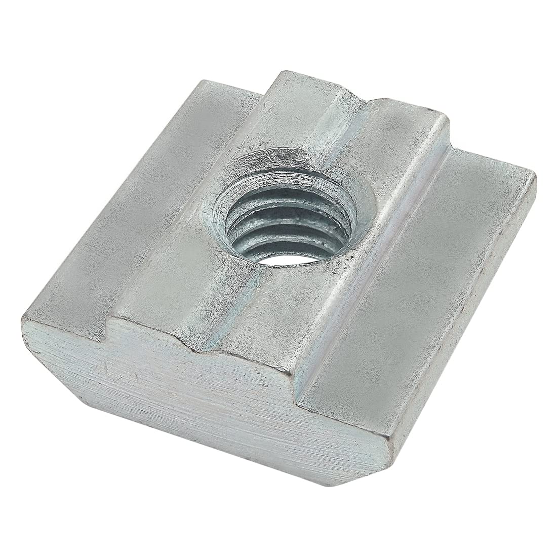 13024, 15 30 40 Series M6 x 1.0 Self Aligning Slide in T-Nut Steel (100 Pack)