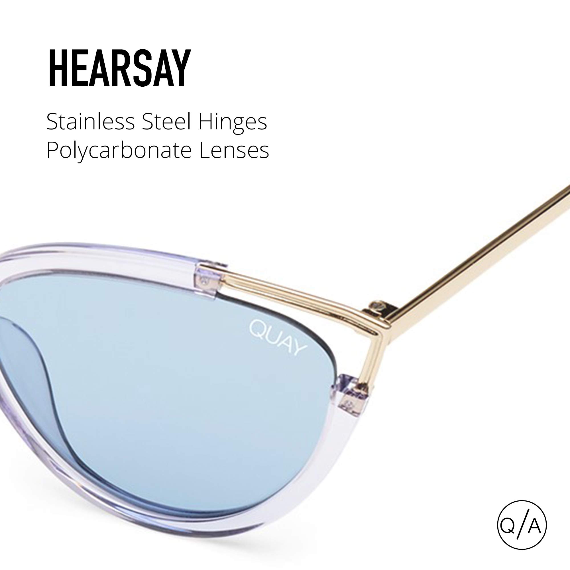 Quay Hearsay Sunglasses Amazon.com: QUAY - Sunglasses for Men & Women, Aviator  main image 4