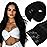 Sunny Hair Clip in Hair Extensions Straight Human Hair Clip in Extensions Remy Clip in Hair Extensions Real Human Hair Extensions Clip ins Jet Black for Women 22inch