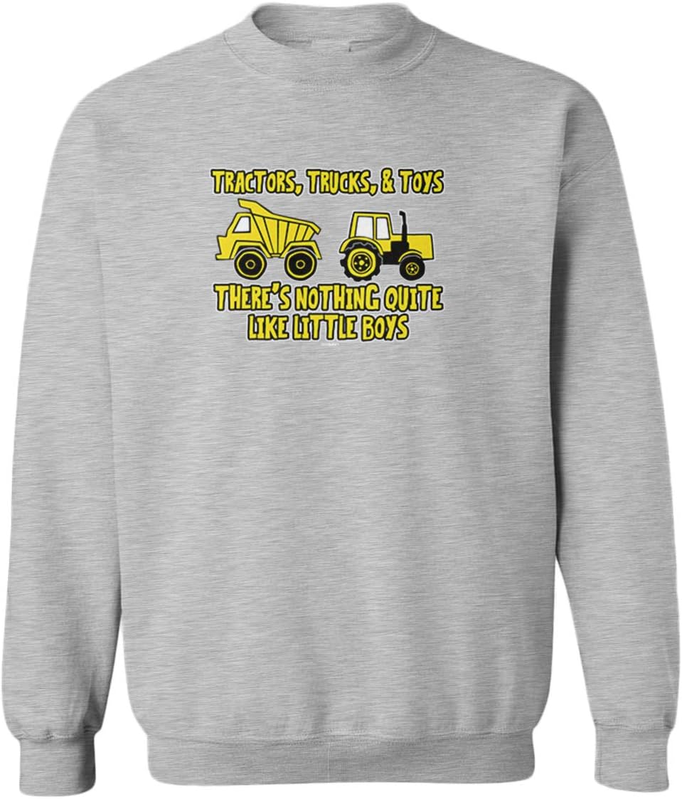 Tractors, Trucks & Toys - Construction Toddler Fleece Crewneck Sweater