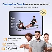 Vista 6 de MERACH Rowing Machines for Home, Magnetic Rowing Machine with 16 Levels, Rower Machine of Quiet Resistance, Dual Slide Rail with Max 350lbs