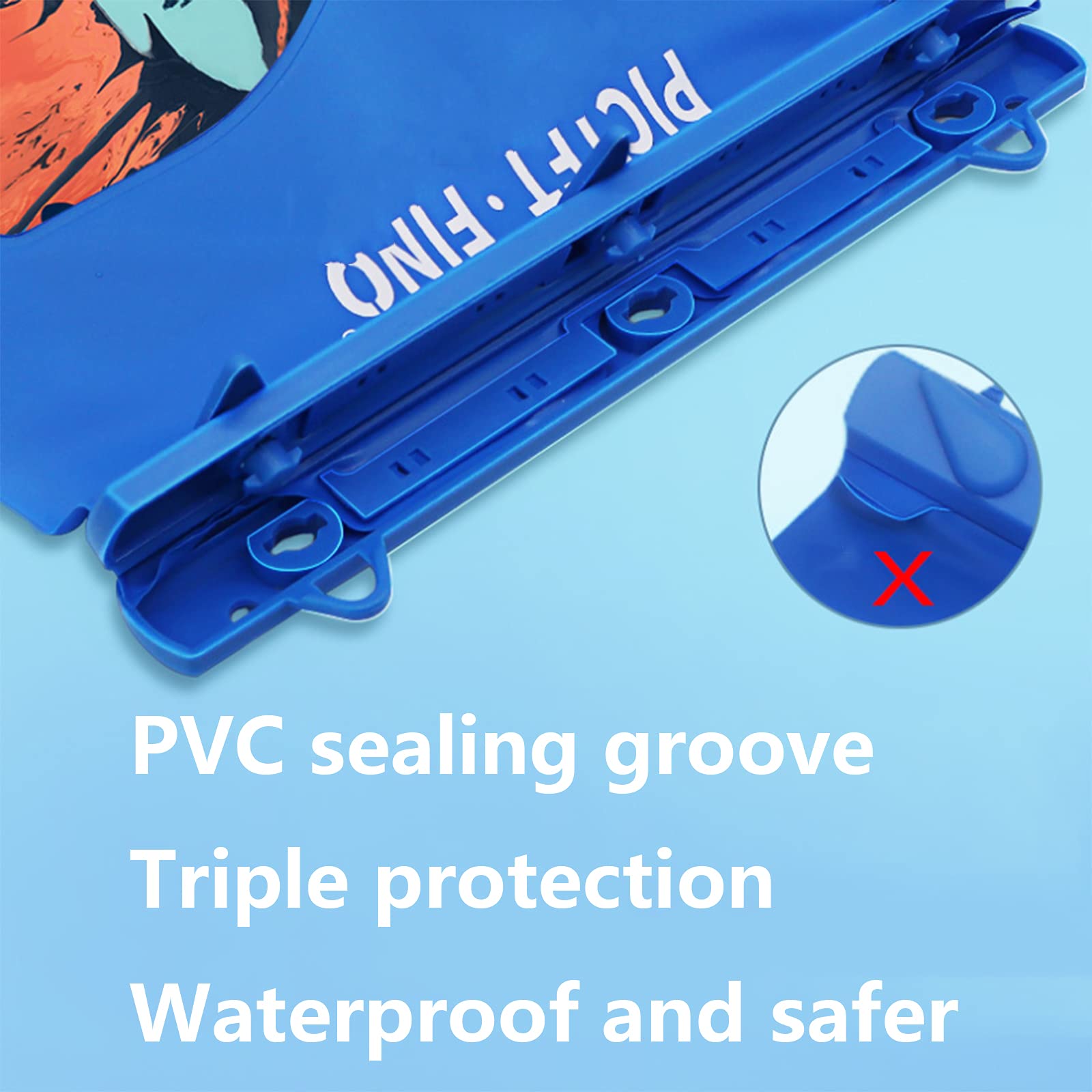 Borsa Impermeabile Borsone, IP68 10M Borsa a Tracolla, Tracolla Regolabile, Può Essere Utilizzata per Nuoto, Barca, Pesca, Kayak All'aperto 20 * 10 * 25CM