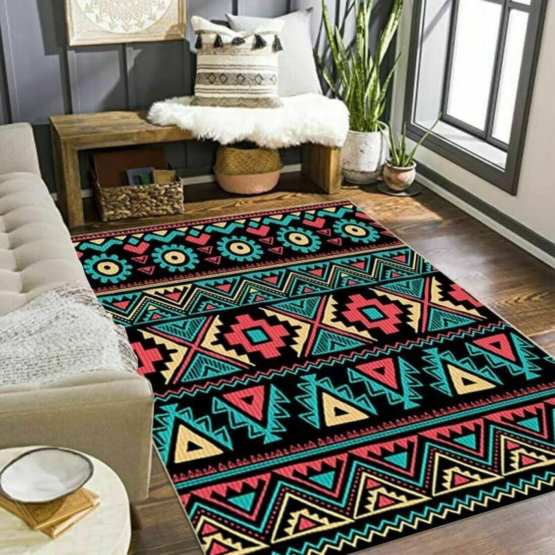 Moquette salon et chambre antidérapante en taille 80X160CM pour un sol moderne