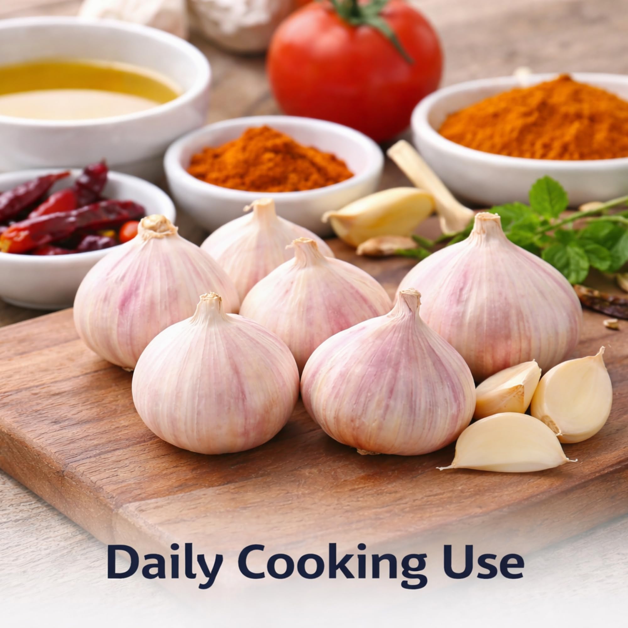 Aromatica India Single Clove Garlic 400gm (Ek Kali Lahsun) | Strong Aroma & Taste | Whole Solo Garlic — Amazon image 5