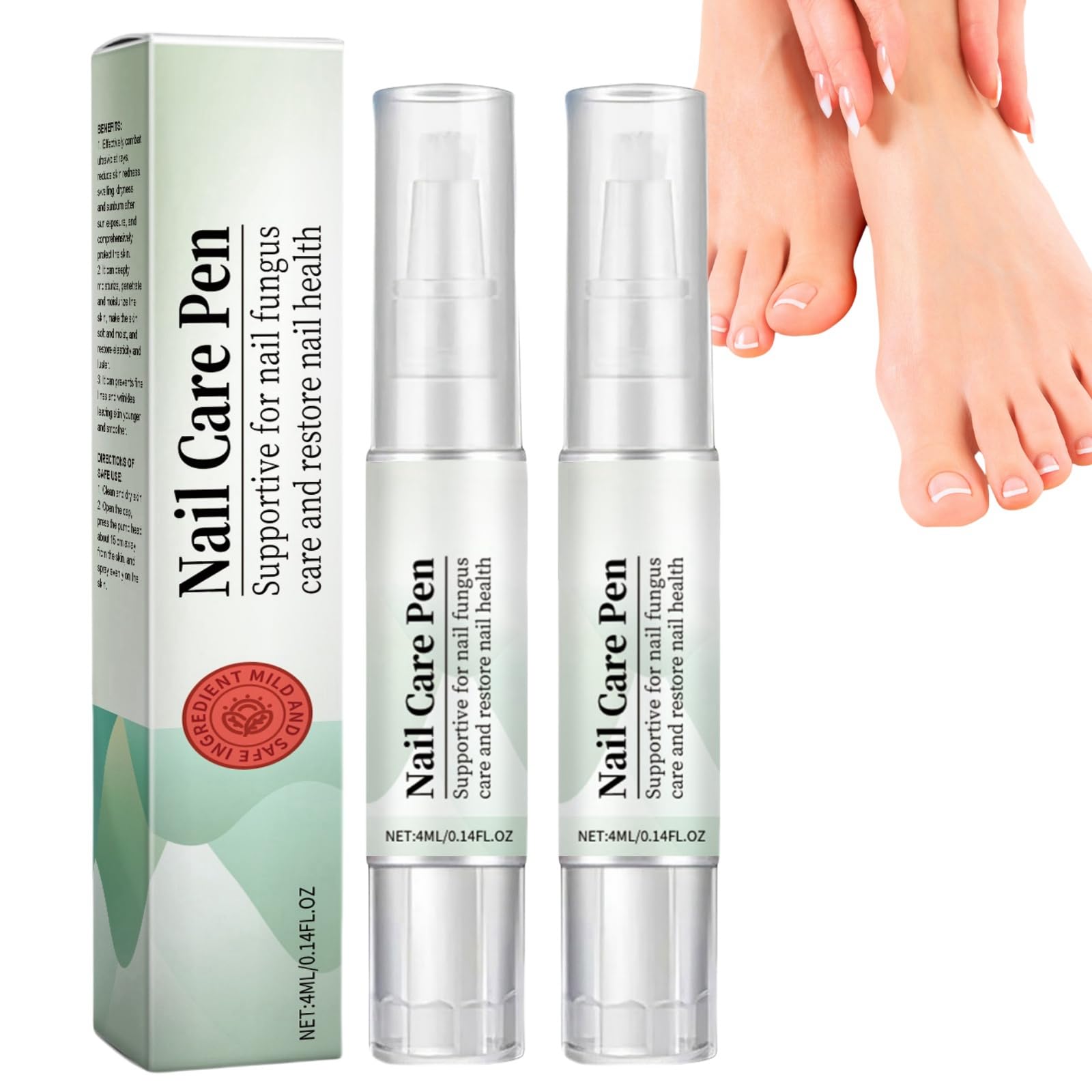2PCS Fungal Nail Treatment Pen for Toenails and Fingernails,Nail Care Pen,Nail Fungus Treatment for Toenail,Anti Fungal Nail Treatment,toe nail fungal treatment,nail repair essence