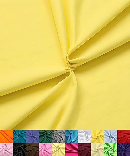 Barcelonetta  Tela de polialgodón para coser, tela de tela ancha, rollo de 60 pulgadas de ancho, ligero, transpirable, forro, tela para el hogar, disponible en Yaxa Mexico