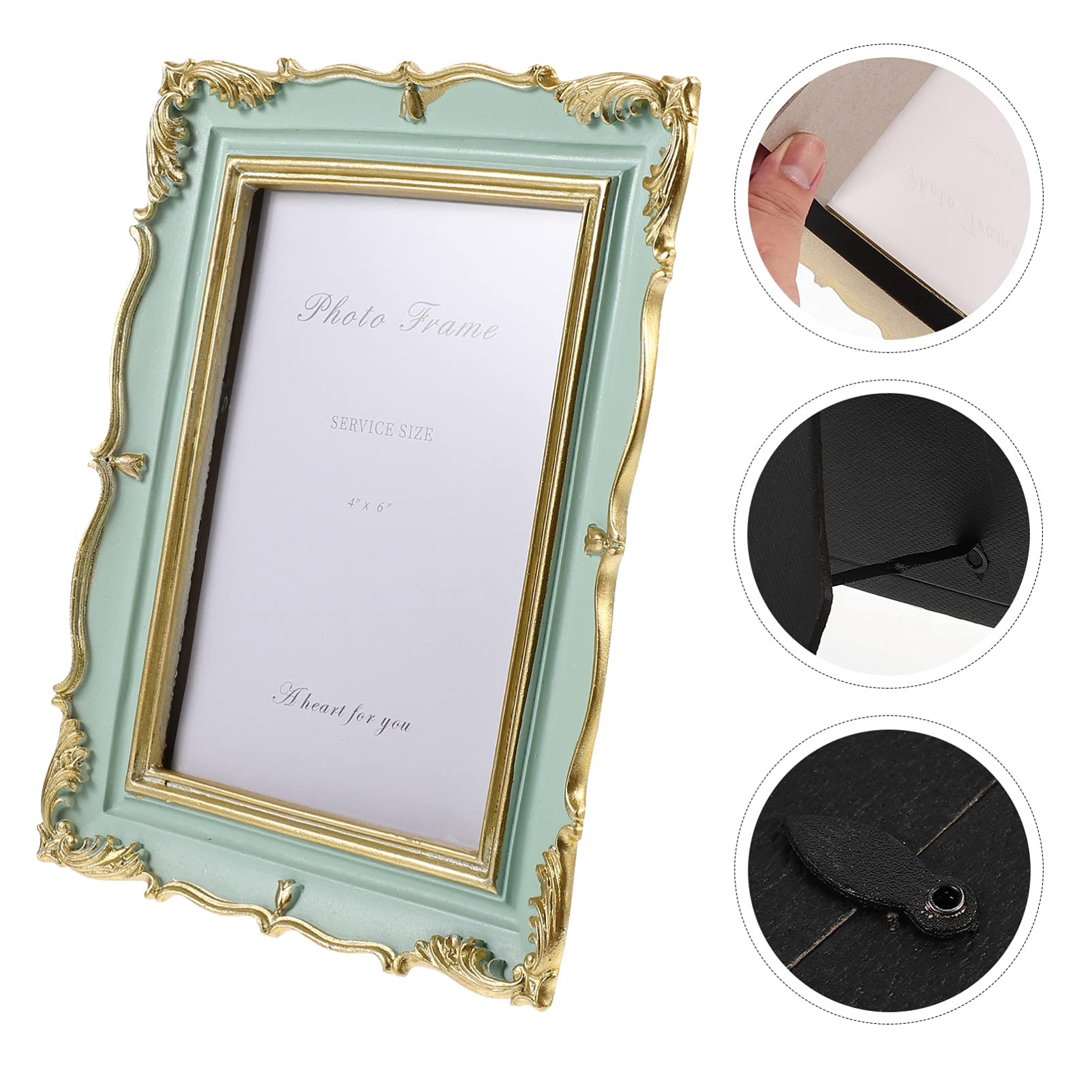 Amazon.co.jp: WINOMO ヴィンテージフォトフレームアンティークフォト