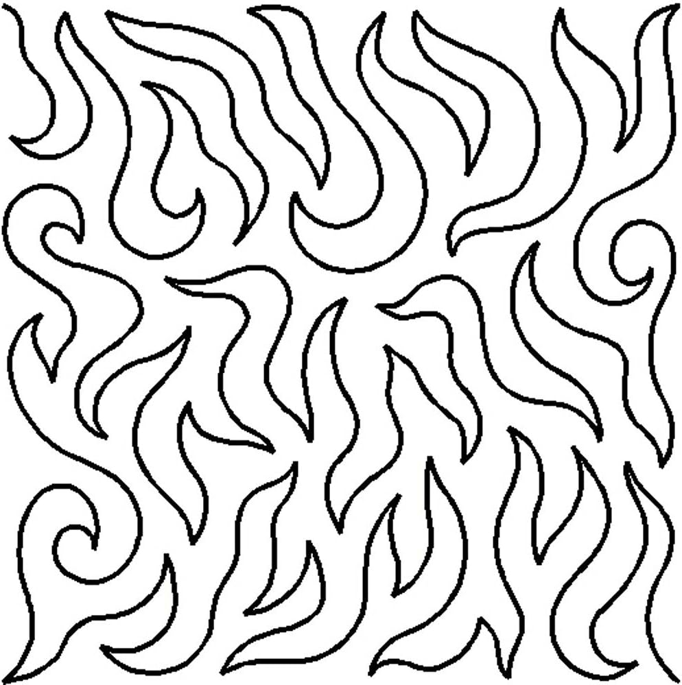 Quilting Creations Sharp Stippling Block Continuous Line