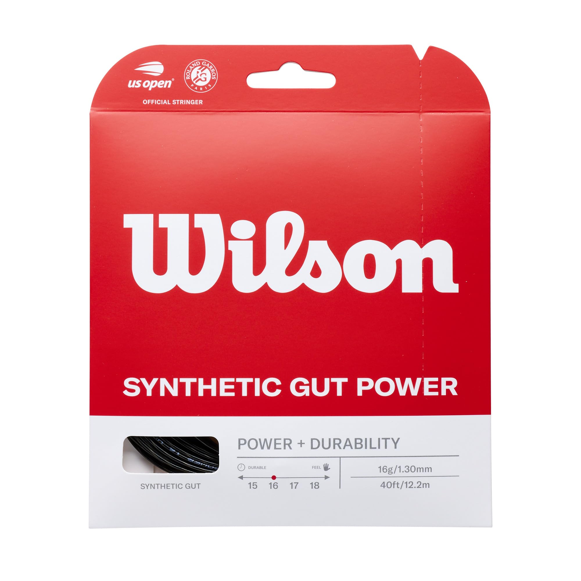 Wilson SYNTHETIC GUT POWER 16 BK