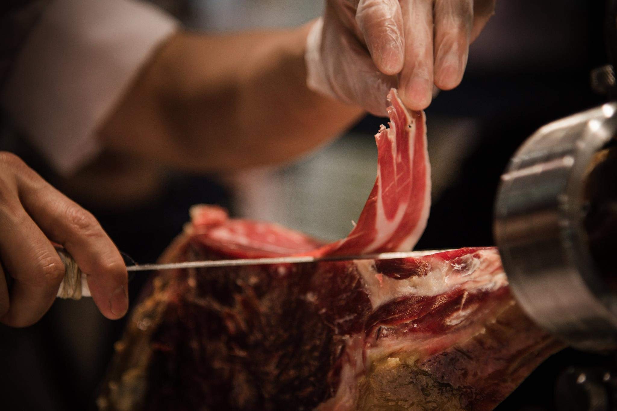 Jamón 100% Ibérica de Bellota Cinco Jotas - 5J - de 7-8 Kg. aprox. PATA NEGRA