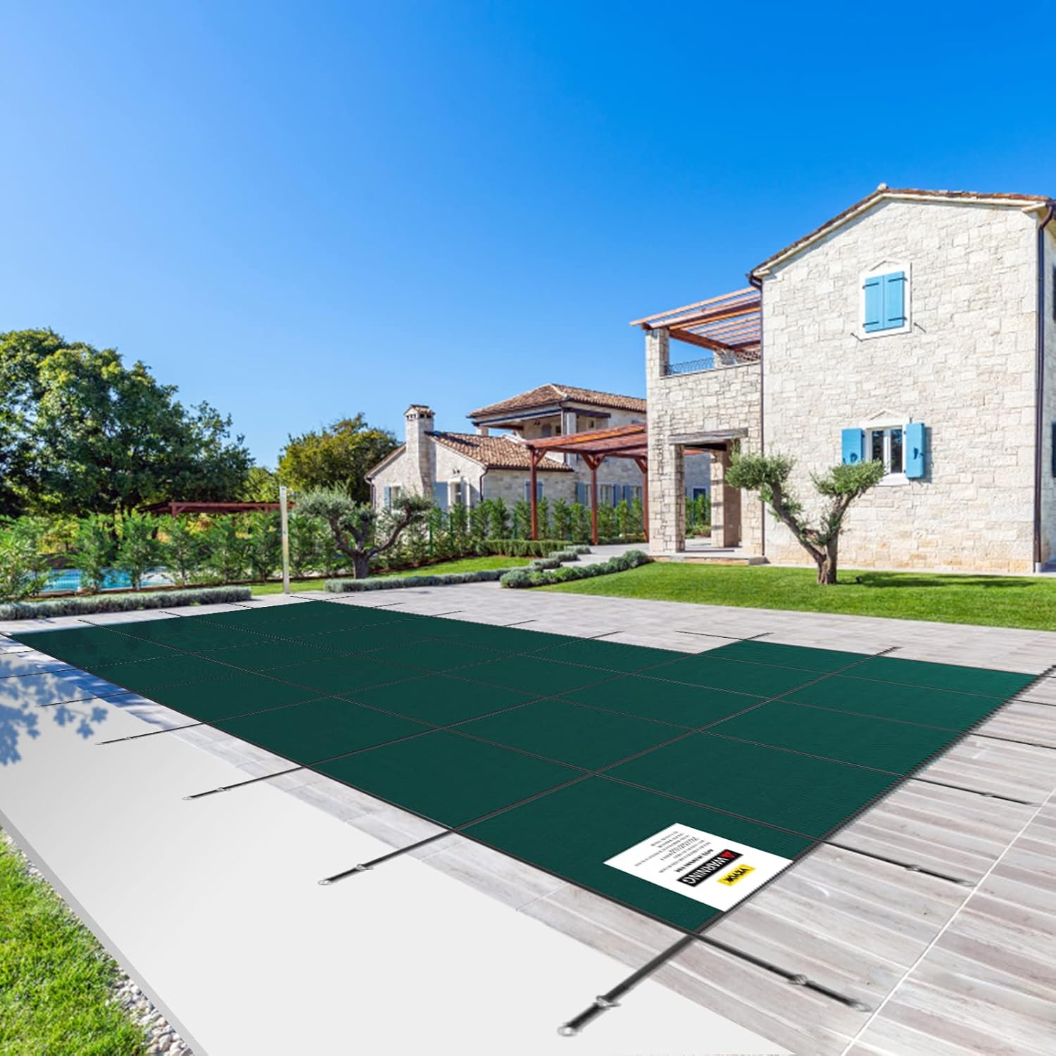 Happybuy Inground Pool Safety Cover, Fits 20 x 40 ft