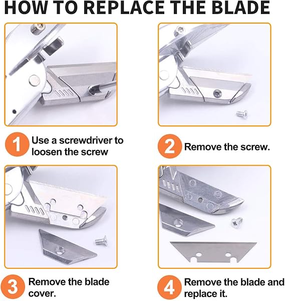 Mitre Shears - Multi Angle Trim Cutter for Wood PVC, 45 to 135 Degrees Gasket Shear Miter Shears Wood Cutting Tools with Replaceable Blade, 10 Spare Blades Included