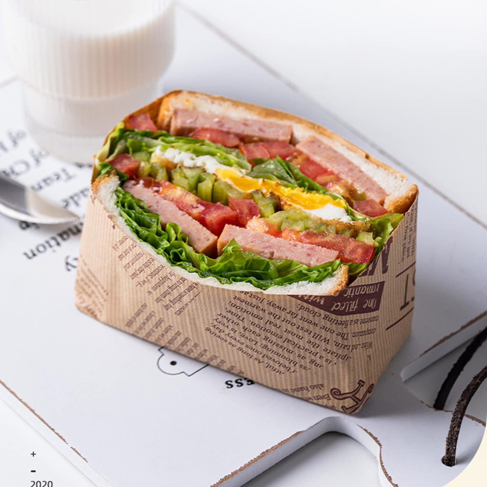 100 Vellen Deli Papier Vetvrije Wax Papier Liners Mand Voedsel Grade Wegwerp Voedsel Wrapping Taco Sandwich Burger Papier Wrappers Bakken