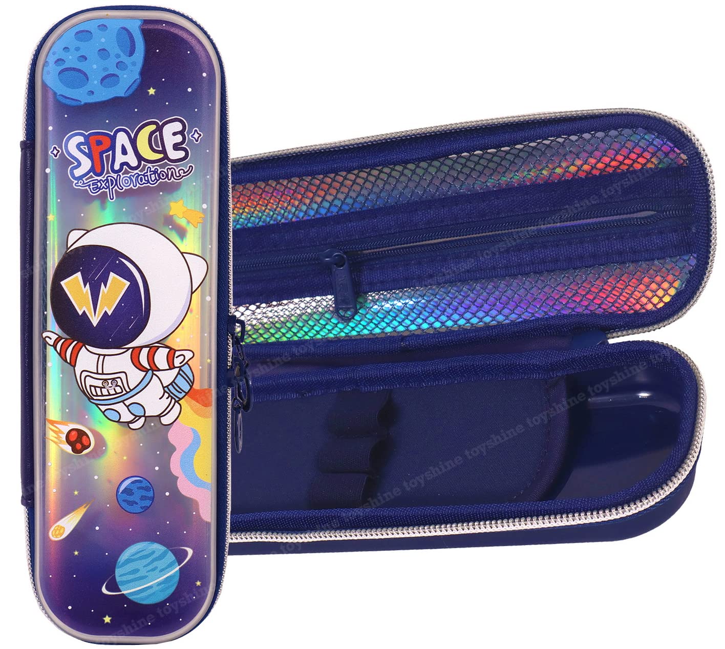 Toyshine Ethylene Vinyl Acetate (Eva) Easy Carry Slim Ultra Strong Pencil Case With Multiple Compartments, Kids School Supply Organizer Students Stationery Box Boys Girls Pen Pouch (Bear Purple) (B0BHD9DBCL) Amazon Price History, Amazon Price Tracker
