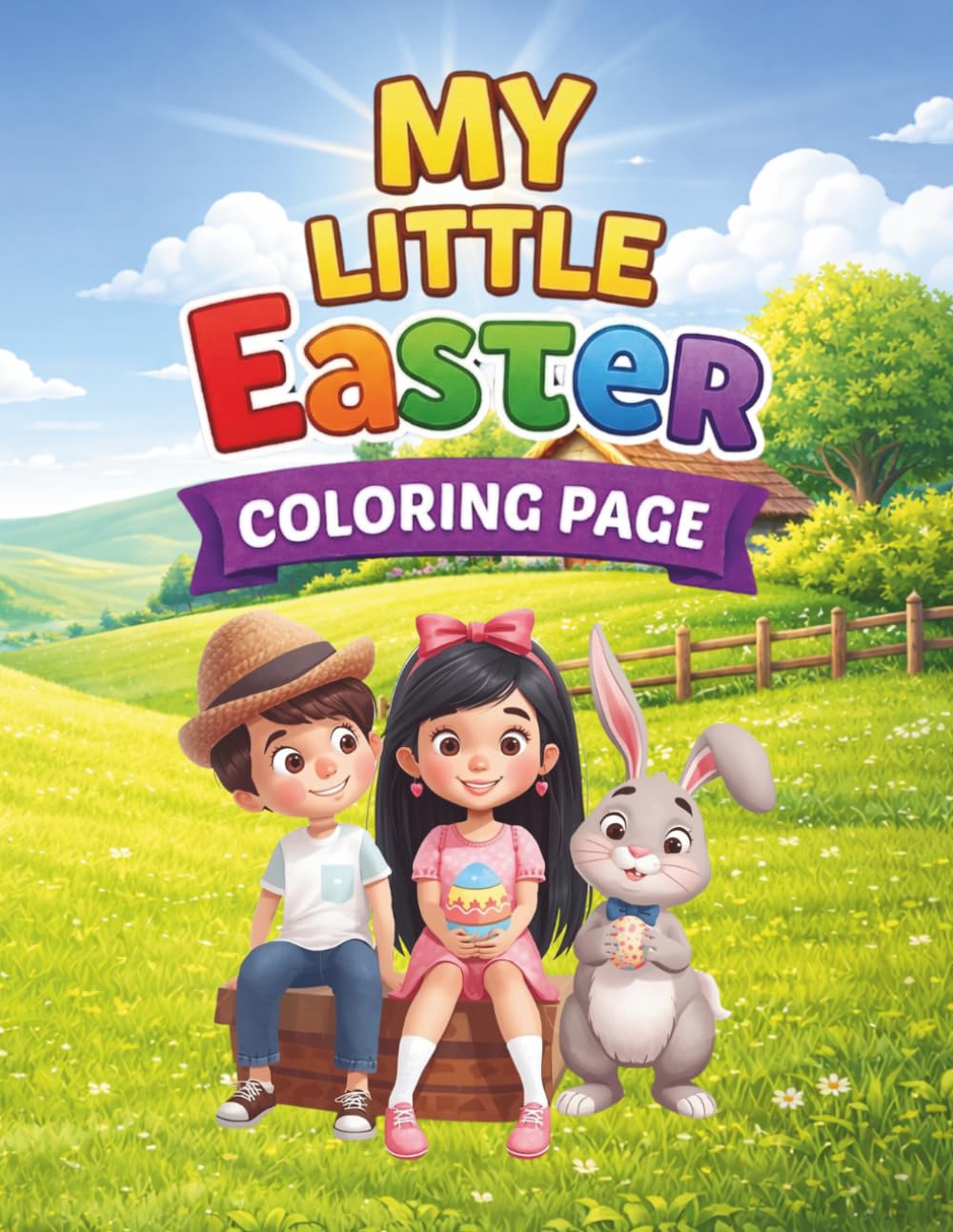 My little Easter coloring page