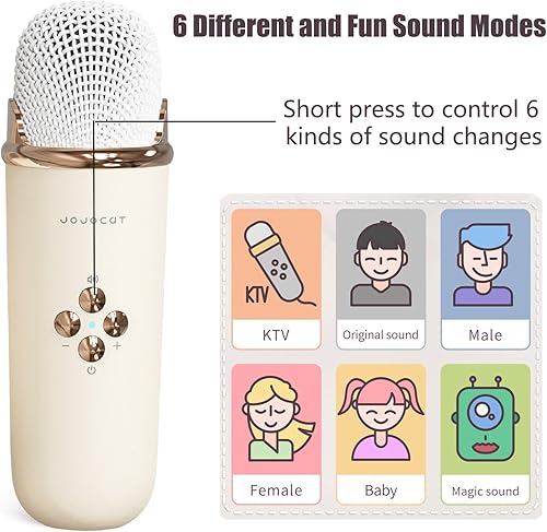 Miniatura 3 de Altavoz Bluetooth con micrófono, máquina de karaoke para adultos, máquina de karaoke portátil, mini máquina de karaoke para fiesta familiar en casa,