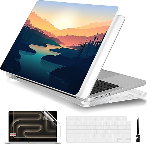 Miniatura 212 de Batianda Funda para MacBook Pro M4 de 16 pulgadas 2024 2023 2021 modelo A3403 A2991 con chip M3 M2 Pro/M1 Max, carcasa rígida de plástico