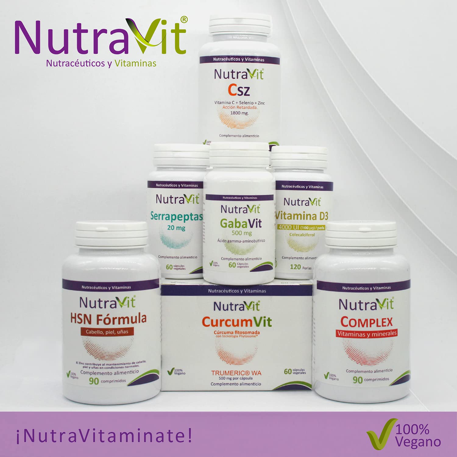 CURCUMVIT MAX Contribuye al funcionamiento del S.inmunitario,equilibrio del S.nervioso,circulatorio,respiratorio y el aparato digestivo C.Alimenticio base de Cúrcuma fitosomada 100% Vegano 90 CV