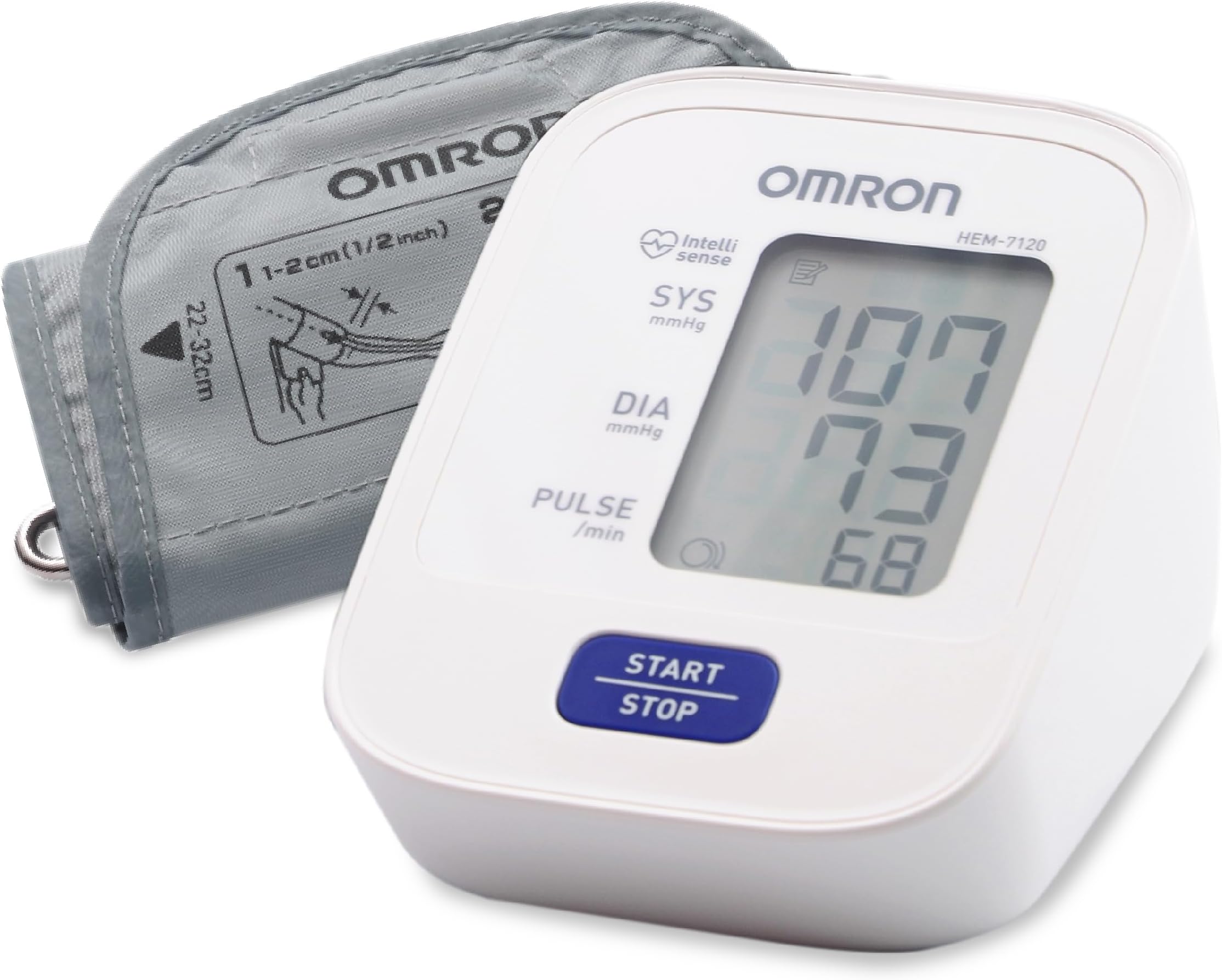 Omron Hem 7120 Upper Arm Automatic Blood Pressure Home B P Monitor Bp Machine Hem 7120