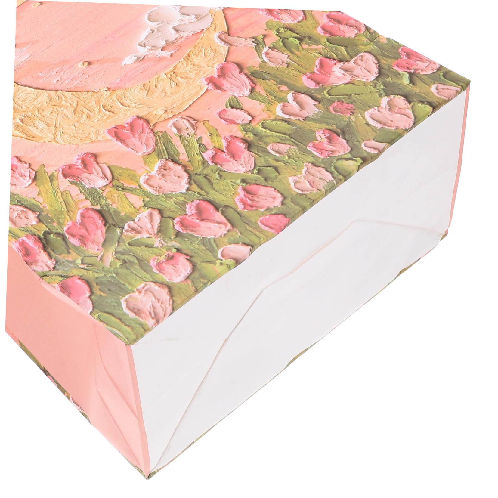 Papier Geschenktüten 50 Stück Rosa mit Henkeln für Feiern