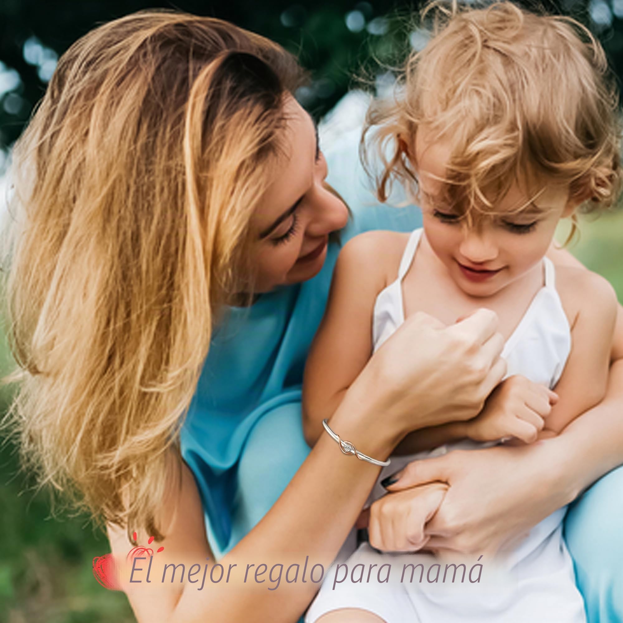 Praelinos Pulseras para mujer, Guardiana del amor, joyería | Pulsera para mujer,embalaje de regalo,aniversario,San Valentín,Día de la Madre,Navidad, cumpleaños,ajuste regulable.
