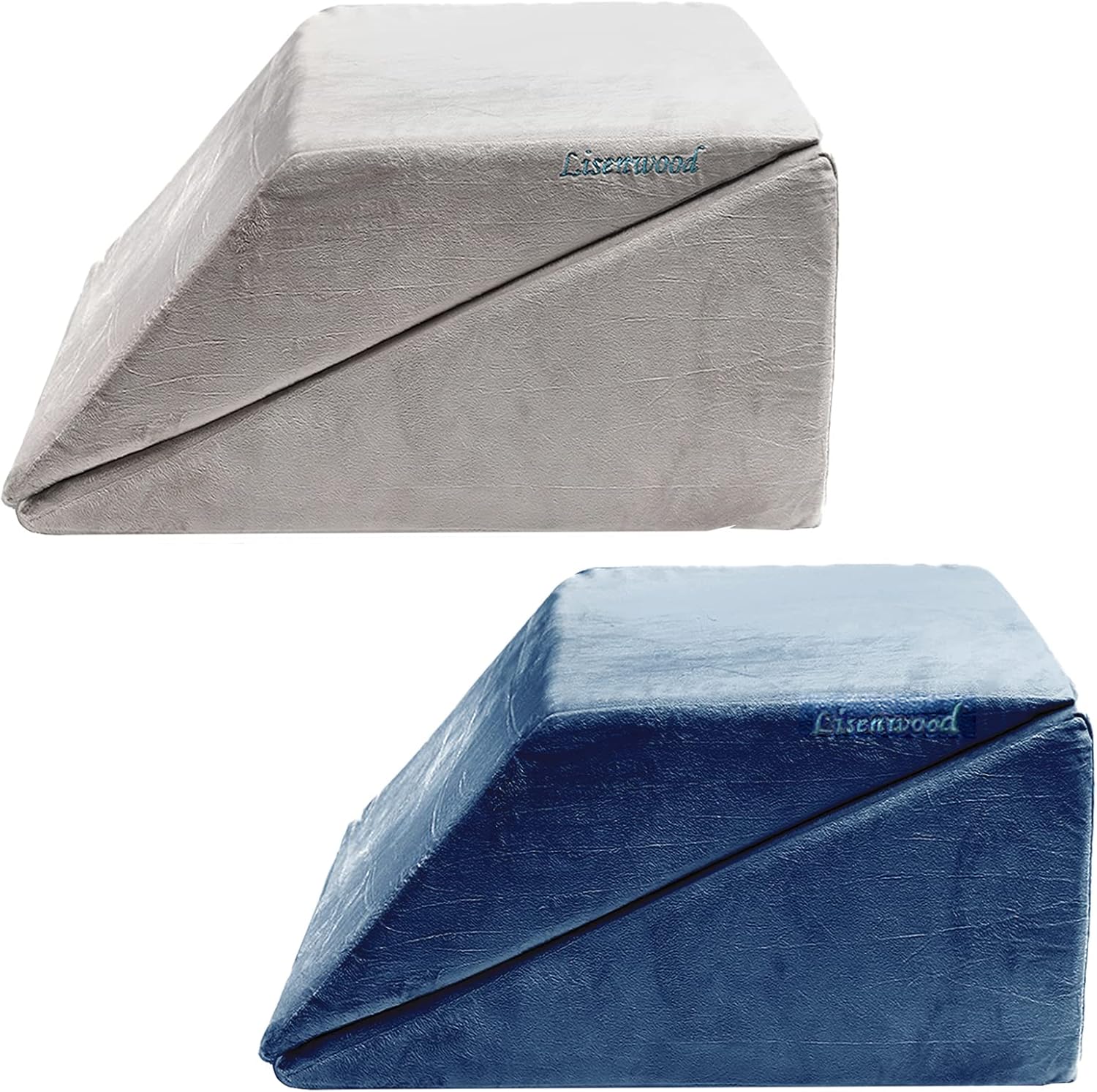 Lisenwood Foam Bed Wedge Pillow Set Reading Pillow & Back