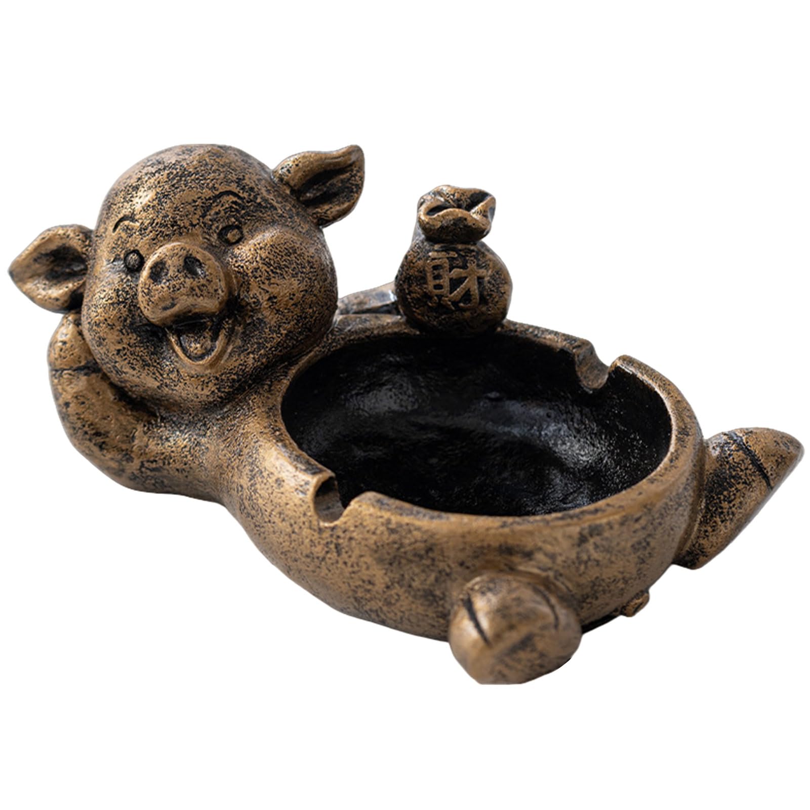 Buxuaaaa Lovely Ashtray Desk Ornament and Gift Cartoon Animal Figurine for Collectors and Smokers Ashes Holder Lovely Ashtray