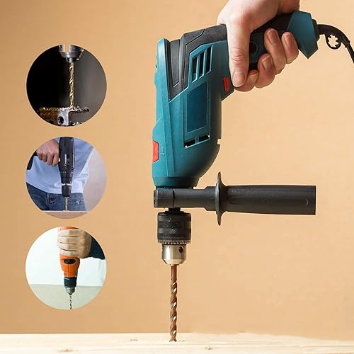 Miniatura 4 de Auniwaig Broca helicoidal de cobalto de vástago recto HSS de 0.433 in, longitud completa de vástago recto  5% cobalto grado M35, champán para hierro