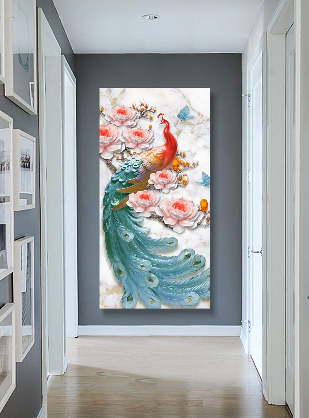 自作絵画 クジャク ハート 自作絵画 クジャク ハート 自作絵画 クジャク ハート 自作絵画