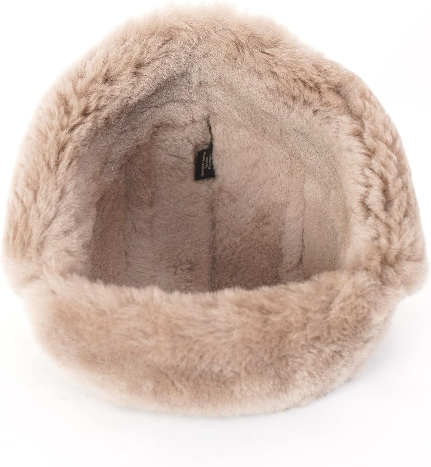 Ushanka Aviator Trapper Leather Hat - Men Women Sheepskin Fur Russian Soviet Earflaps, Warm Outdoor Winter Hat 2024 - Image 5