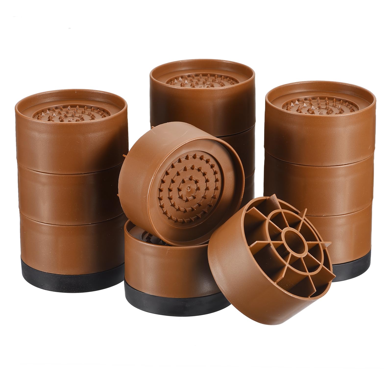 Amazon.com: uxcell Round Furniture Risers 4 Set, Height 5.12 ...