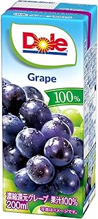 DOLeグレープ100%LL 200ml×18本