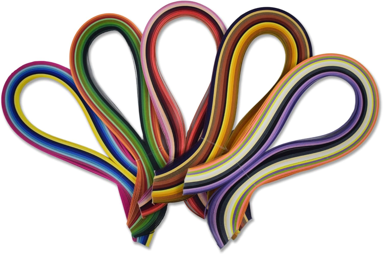 Buy CrafTreat Multi Colored Quilling Paper Strips for Craft Work 500 Quilling Strips 5mm 30 cm