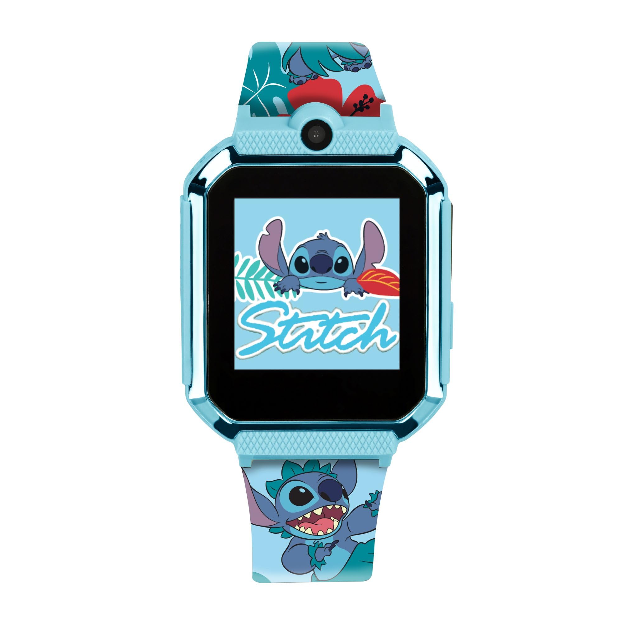 Stitch Kids - Reloj Digital Interactivo con Correa de Silicona Ajustable con cámara, Caras de Reloj, Juegos Divertidos, Alarma, cronómetro, Temporizador, calculadora y Mucho más