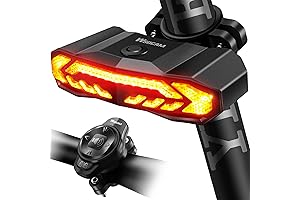 WSDCAM Smart Bike Tail Light with Turn Signals and Brake Light