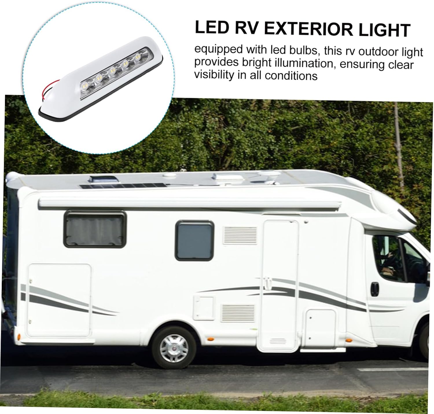 ULTECHNOVO Led Rv Awning Lights Rv Outdoor Lighting Weatherproof Trailer Lights Accessories for outside Porch Fixtures Led Boat Trailer