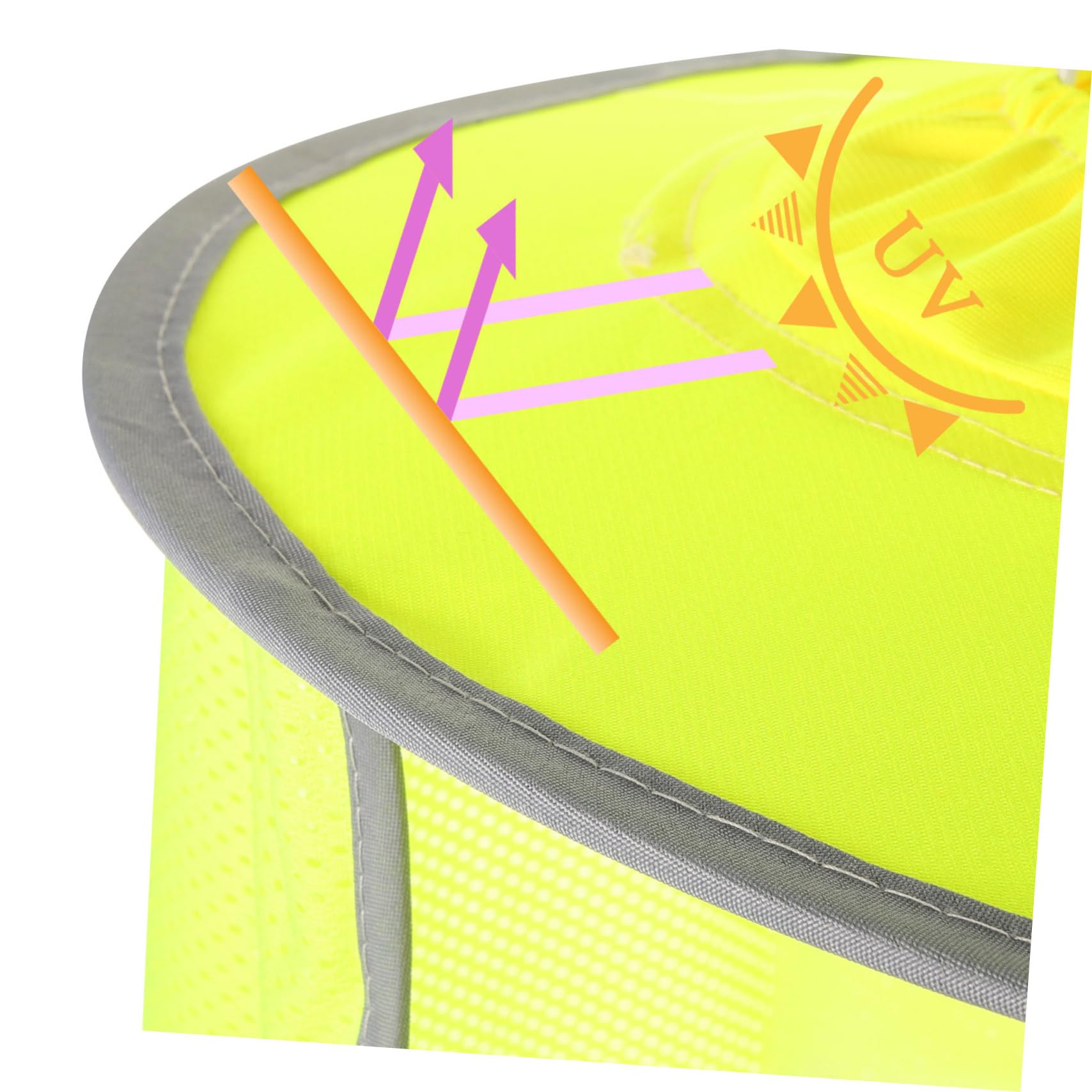 SOLUSTRE Casque Parasol Accessoires De Casque pour Hommes Casque Pare- Construction Protection Solaire Casque Pare- Protection du Bord du Chapeau Visière De Chapeau Visière De