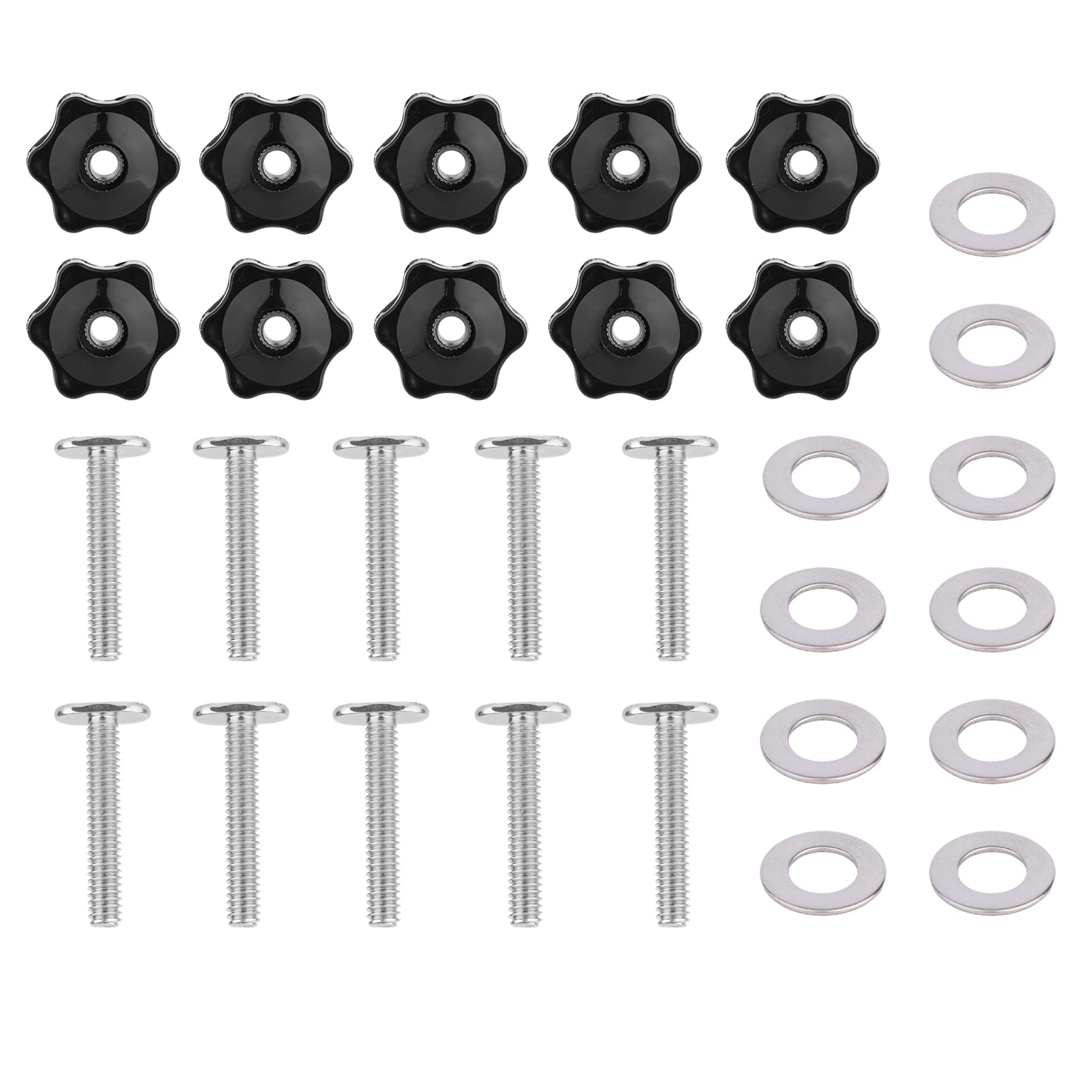 Fukaisu 10 Set 1/4-20 T-Track Knob Kit