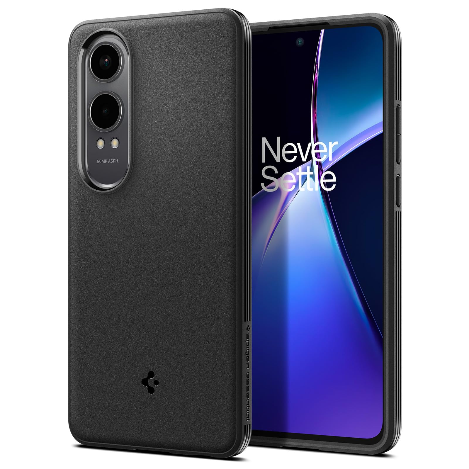 Essential Sand Blast for OnePlus Nord CE 4 Lite 5G Case, OnePlus Nord CE 4 Lite 5G Back Cover - TPU|Matte Black