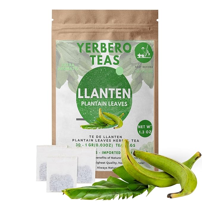 Yerbero Llanten Plantain Leaf Tea (Plantago major) 30