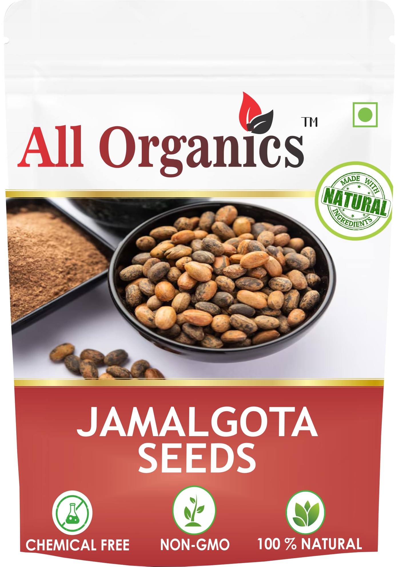All Organics Jamalgota Seeds 50 gm - Croton Tiglium Raw for hair growth :  Amazon.in: Health & Personal Care