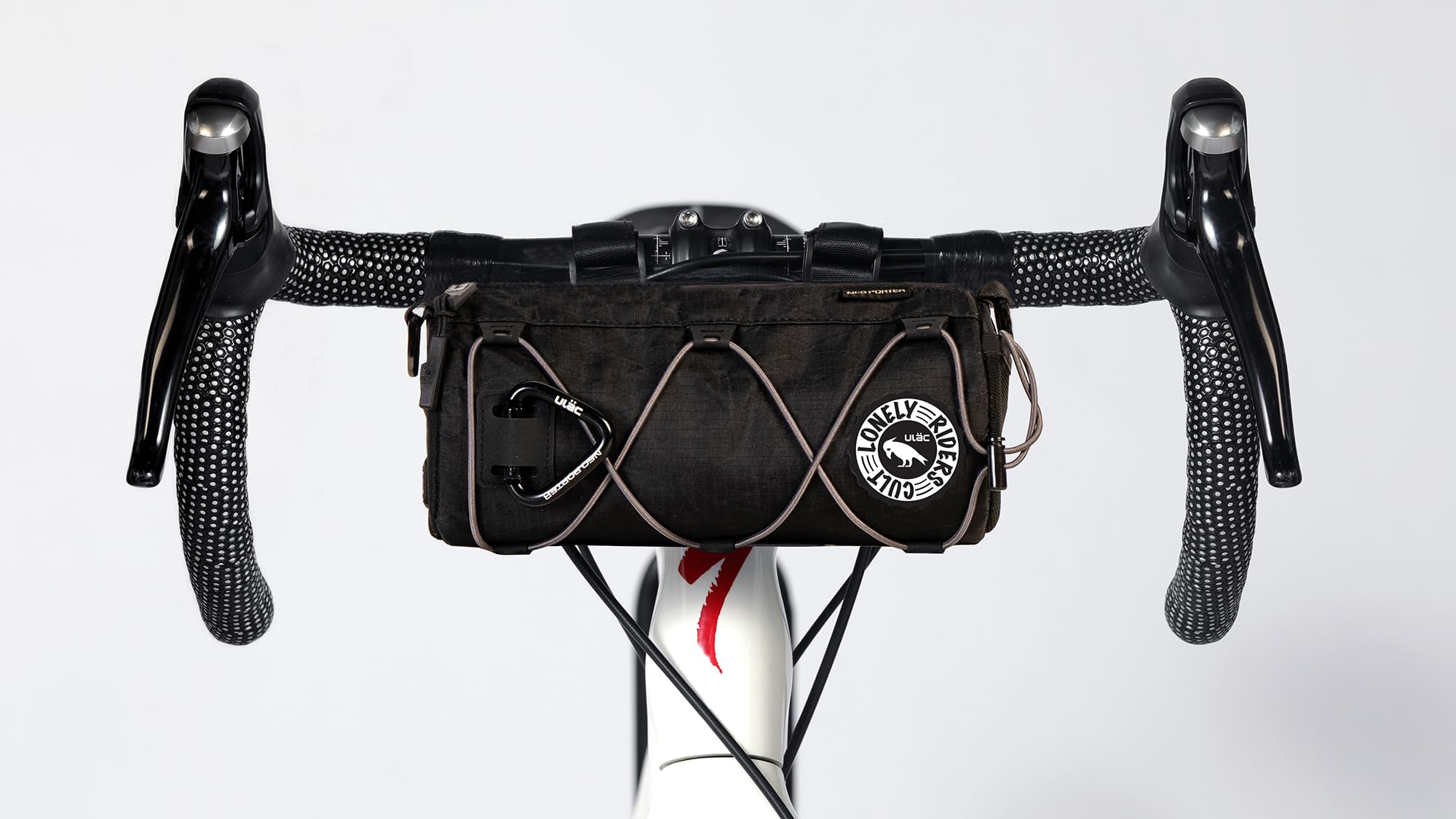 ULAC NEO Porter COURSIER GT Bicycle Handlebar Bag, Waterproof Bike Front Bag for Road Bike, Mountain Bike, Cycling Travel (Onyx, 1.7L)
