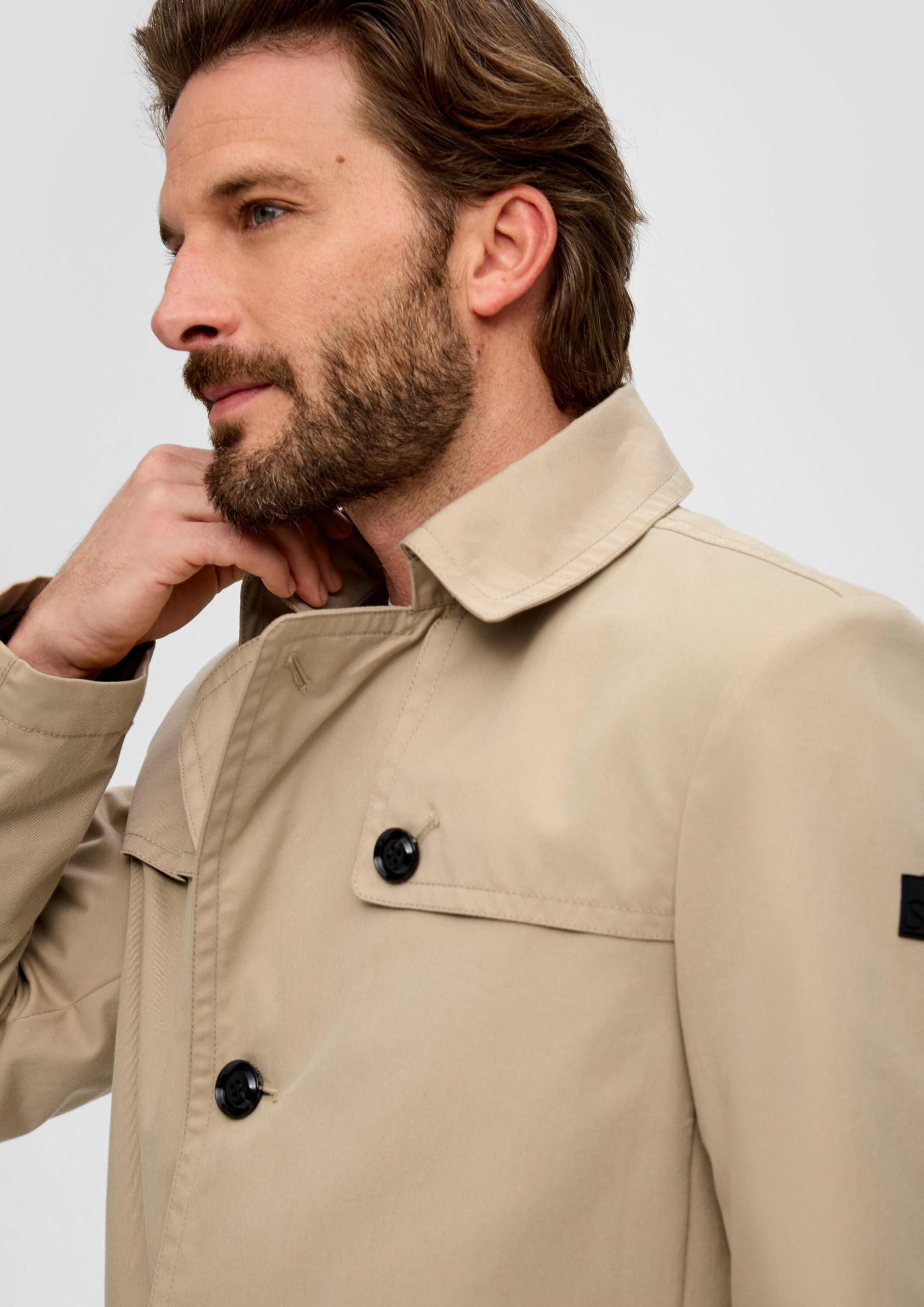 s.Oliver Trenchcoat aus Baumwollmix