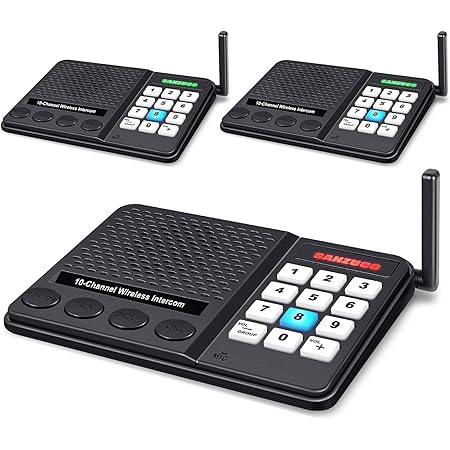 Amazon.com: Intercoms Wireless for Home, Home Intercom System Wireless ...