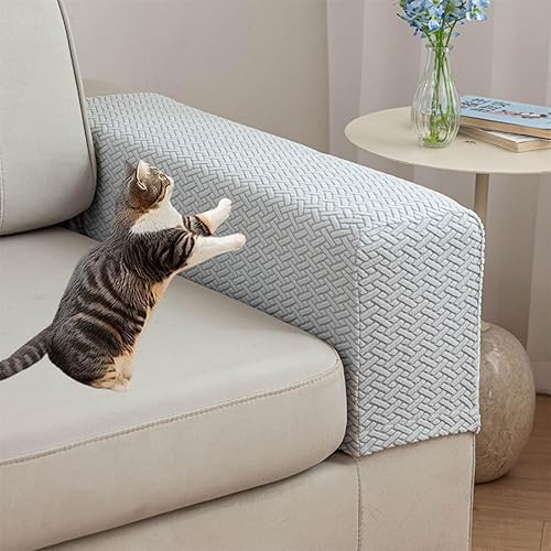 Miniatura 40 de Fundas de cojín de sofá y funda de sofá para sofás seccionales, fundas de sofá reversibles antideslizantes, lavables, a prueba de mascotas, Café